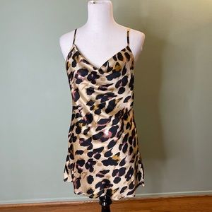Fashion Nova Mini Leopard dress medium